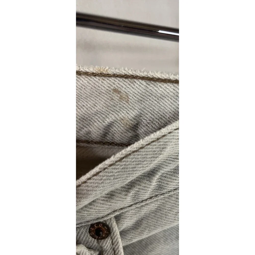 Rare Vintage Levi's 501 Jeans 32x34 Upside Down Tab Button Fly Made In USA Texas